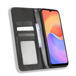 BUSINESS Peňaženkový kryt pre ZTE Blade A52 Lite čierny