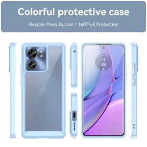 CRYSTAL Ochranný kryt pre Motorola Edge 40 modrý