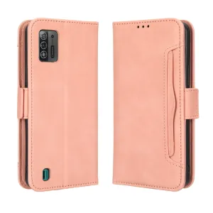 SLOT Peňaženkový obal pre ZTE Blade A52 Lite ružový