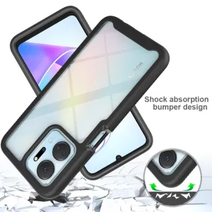 DUAL Obojstranný kryt s fóliou Honor X8a červený