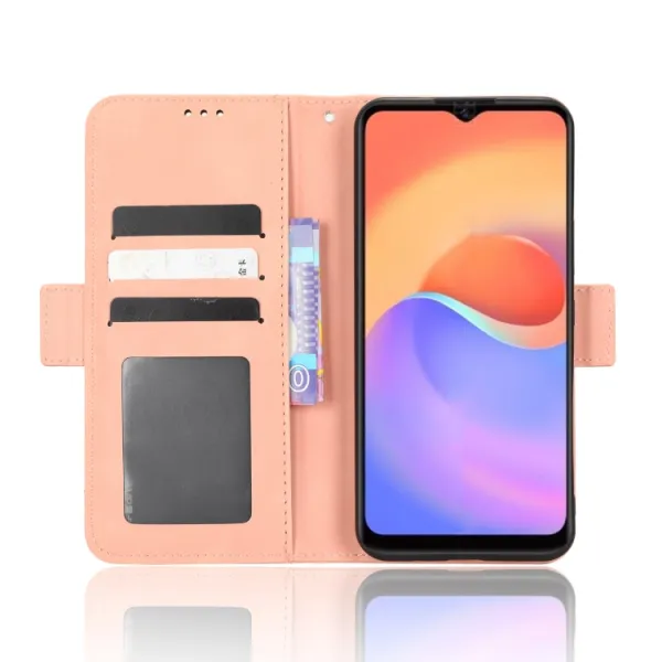 SLOT Peňaženkový obal pre ZTE Blade A52 Lite ružový