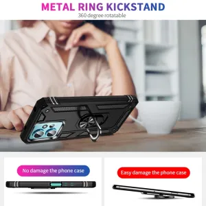 RING Obal s držiakom pre Xiaomi Redmi Note 12 čierny