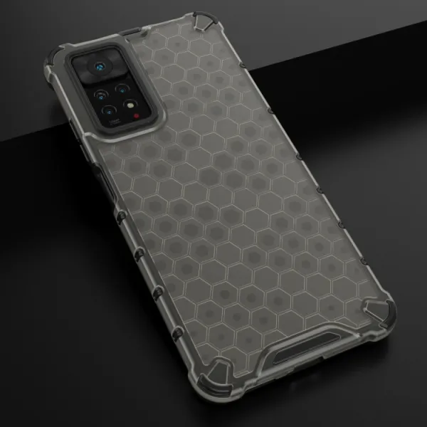 HONEYCOMB Ochranný kryt Xiaomi Redmi Note 12 Pro čierny