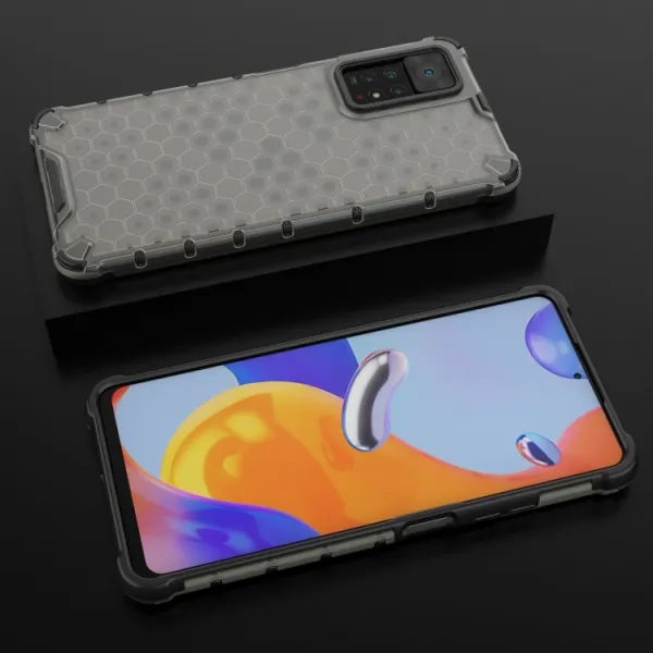 HONEYCOMB Ochranný kryt Xiaomi Redmi Note 12 Pro čierny