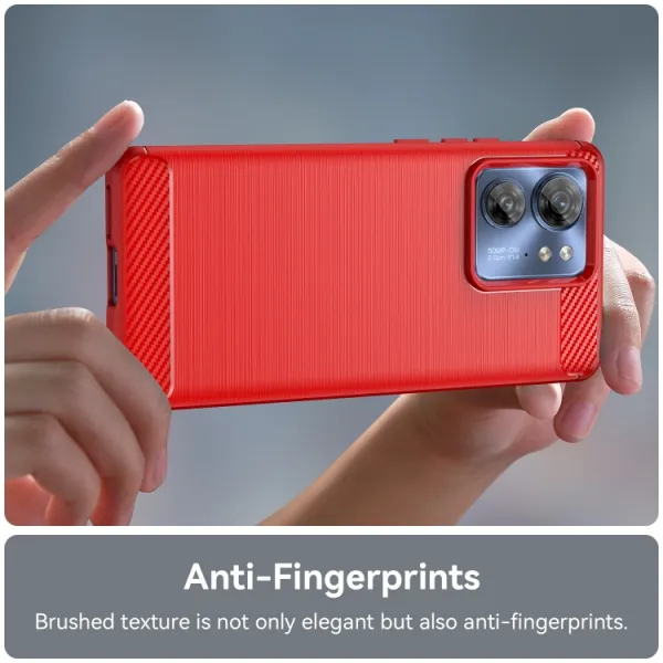 FLEXI TPU Kryt pre Motorola Edge 40 červený