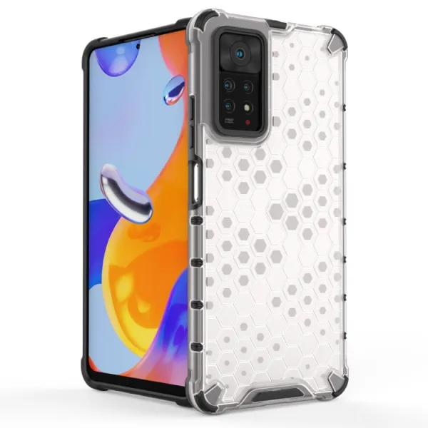 HONEYCOMB Ochranný kryt Xiaomi Redmi Note 12 Pro biely