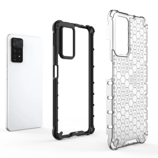 HONEYCOMB Ochranný kryt Xiaomi Redmi Note 12 Pro biely