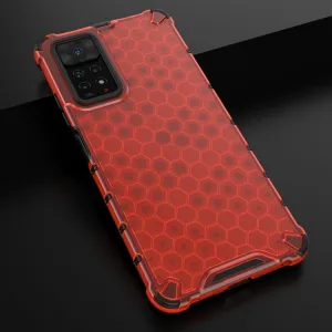 HONEYCOMB Ochranný kryt Xiaomi Redmi Note 12 Pro červený