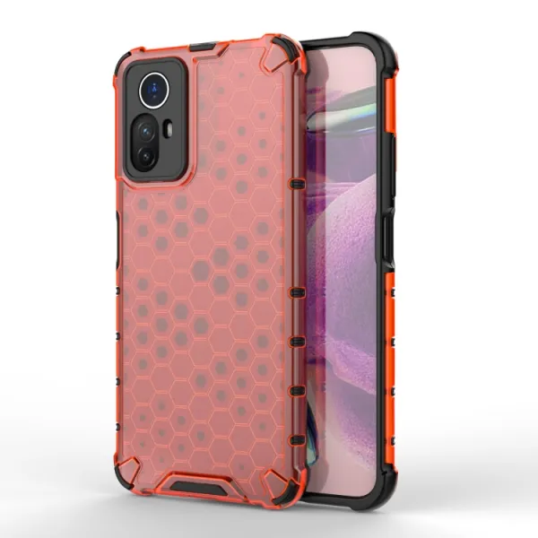 HONEYCOMB Ochranný kryt Xiaomi Redmi Note 12S červený