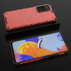 HONEYCOMB Ochranný kryt Xiaomi Redmi Note 12 Pro červený