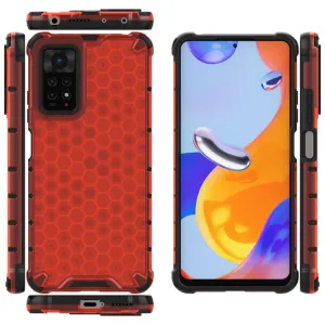 HONEYCOMB Ochranný kryt Xiaomi Redmi Note 12 Pro červený