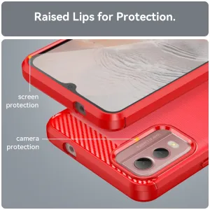 FLEXI TPU Kryt pre Nokia C32 červený