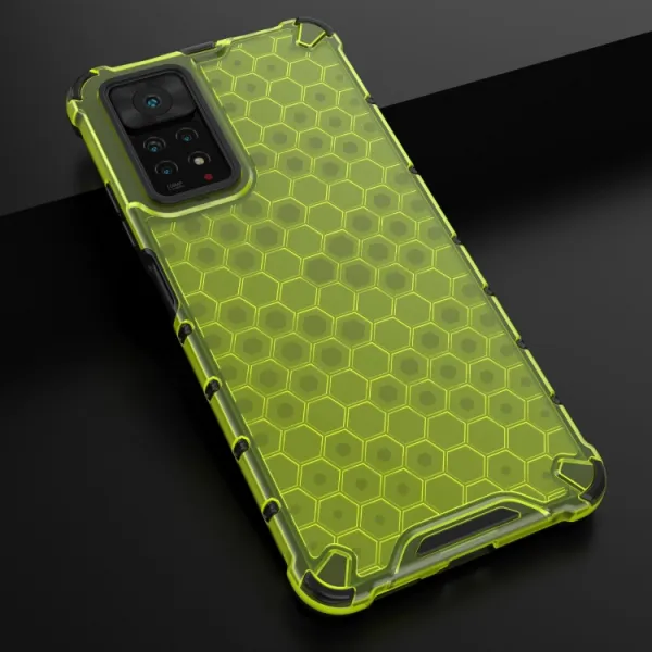 HONEYCOMB Ochranný kryt Xiaomi Redmi Note 12 Pro zelený