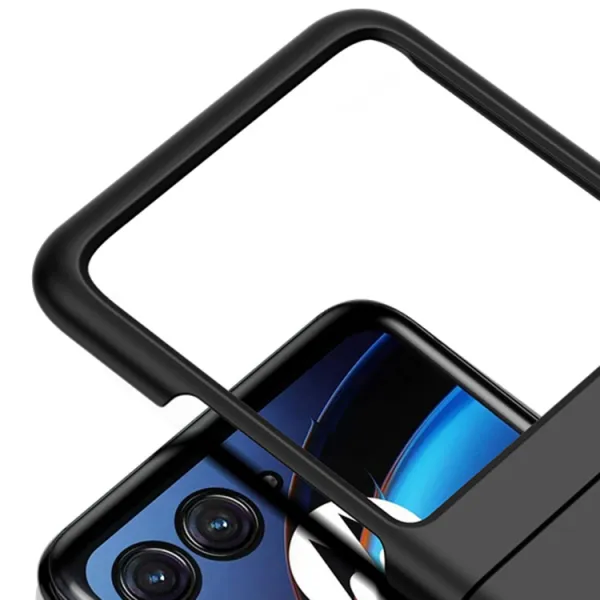 PLASTIC Ochranný plastový kryt Motorola Razr 40 Ultra biely