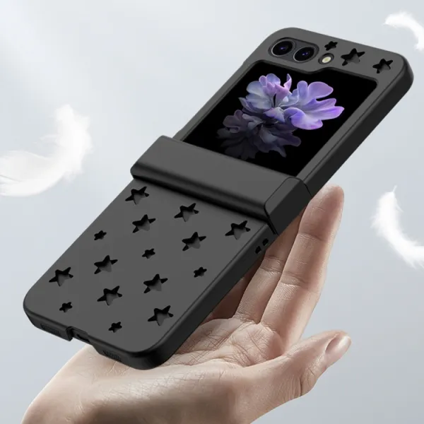 STARRY Plastový kryt pre Samsung Galaxy Z Flip5 5G modrý