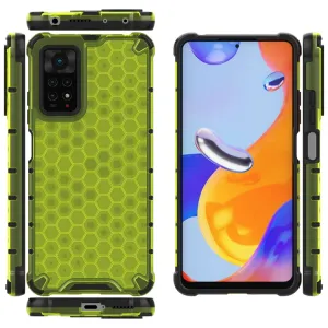 HONEYCOMB Ochranný kryt Xiaomi Redmi Note 12 Pro zelený