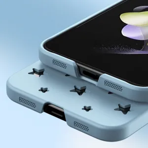 STARRY Plastový kryt pre Samsung Galaxy Z Flip5 5G modrý