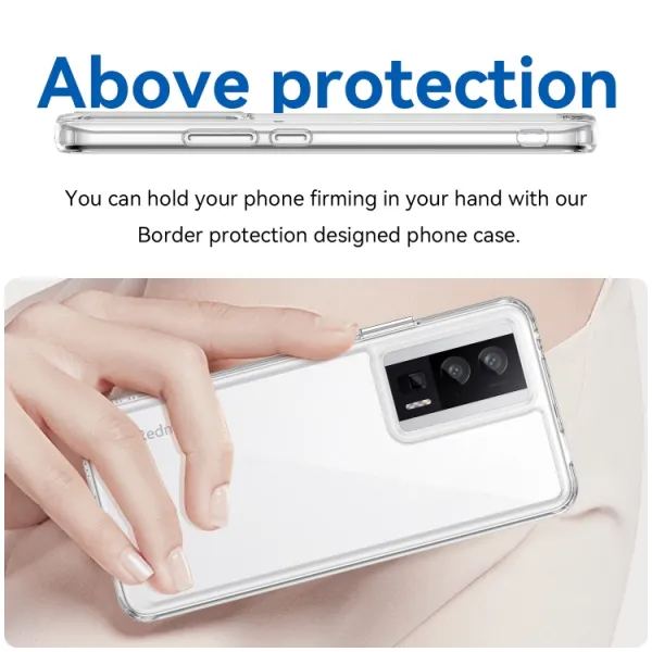 CRYSTAL Ochranný kryt pre Xiaomi Poco F5 Pro priehľadný