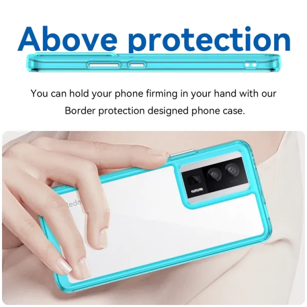 CRYSTAL Ochranný kryt pre Xiaomi Poco F5 Pro tmavomodrý