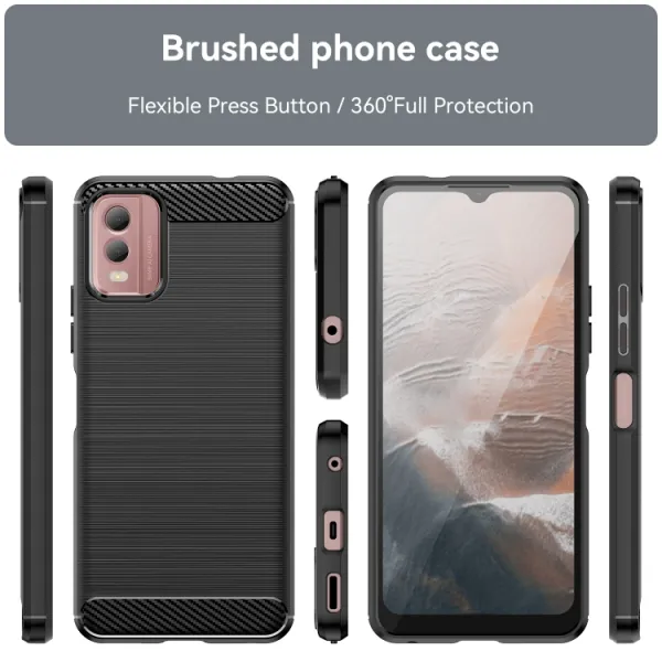 FLEXI TPU Kryt pre Nokia C32 čierny