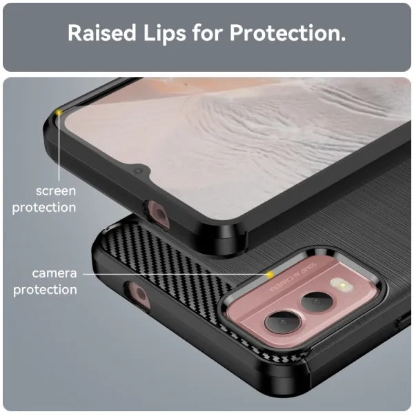 FLEXI TPU Kryt pre Nokia C32 čierny