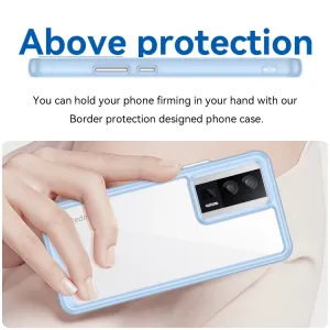 CRYSTAL Ochranný kryt pre Xiaomi Poco F5 Pro svetlomodrý