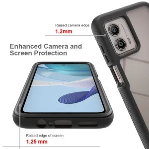 DUAL Obojstranný kryt s fóliou Motorola Moto G13 / G23 čierny
