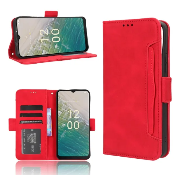 SLOT Peňaženkový obal pre Nokia C32 červený