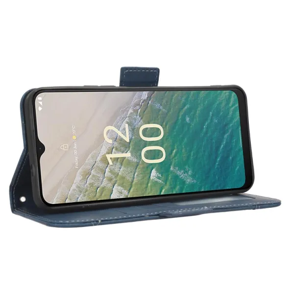 SLOT Peňaženkový obal pre Nokia C32 modrý