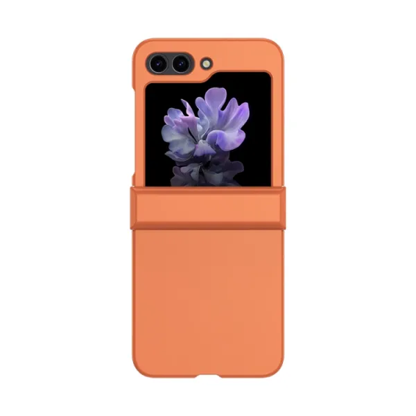 PC Plastový kryt pre Samsung Galaxy Z Flip5 5G oranžový