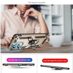 RING Obal s držiakom pre Xiaomi Redmi Note 12 zlatý