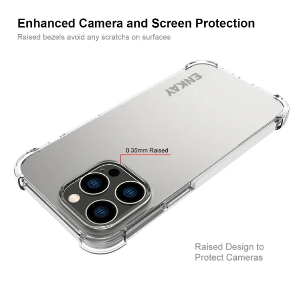 ENKAY SET Priehľadný obal + 3D ochranné sklo Apple iPhone 14 Pro Max