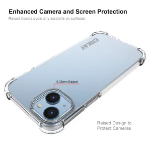 ENKAY SET Priehľadný obal + 3D ochranné sklo Apple iPhone 14 Plus