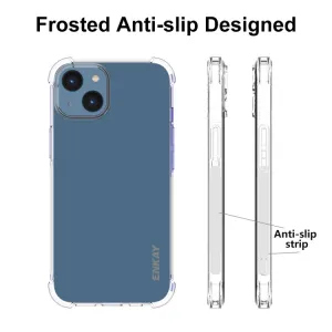 ENKAY SET Priehľadný obal + 3D ochranné sklo Apple iPhone 14 Plus