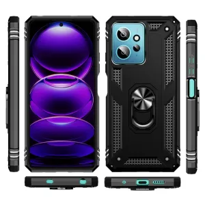 RING Obal s držiakom pre Xiaomi Redmi Note 12 čierny