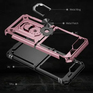 RING Ochranný kryt s držiakom Samsung Galaxy Z Flip5 5G ružový