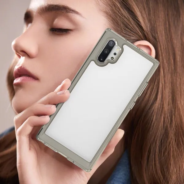 CRYSTAL Ochranný kryt pre Samsung Galaxy Note10+ šedý