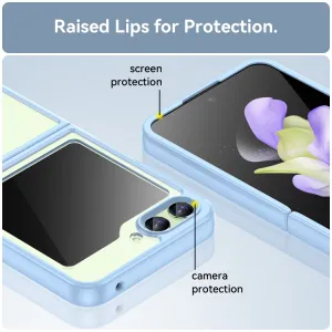 CRYSTAL Ochranný kryt pre Samsung Galaxy Flip5 5G modrý