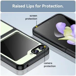CRYSTAL Ochranný kryt pre Samsung Galaxy Flip5 5G čierny