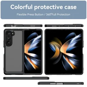 CRYSTAL Ochranný kryt pre Samsung Galaxy Fold5 5G čierny