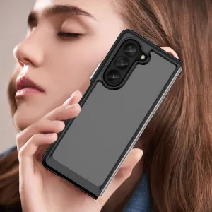 CRYSTAL Ochranný kryt pre Samsung Galaxy Fold5 5G čierny