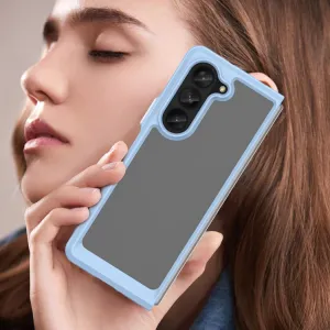 CRYSTAL Ochranný kryt pre Samsung Galaxy Fold5 5G modrý