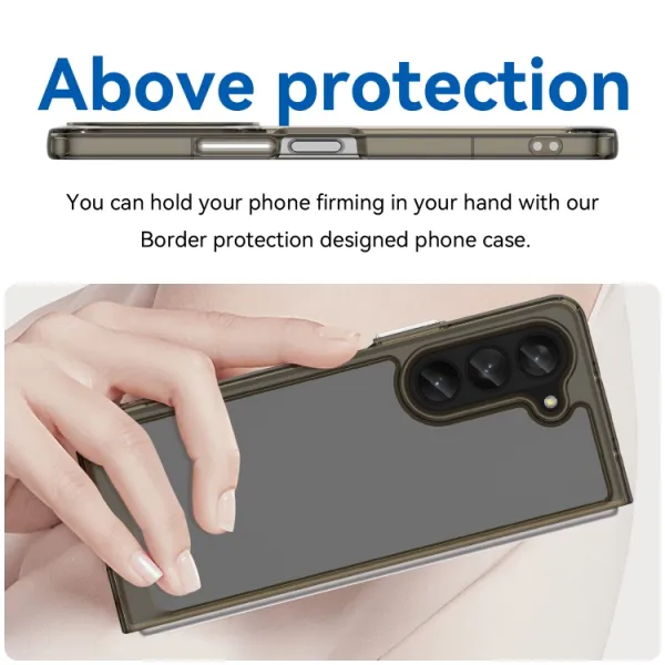 CRYSTAL Ochranný kryt pre Samsung Galaxy Fold5 5G šedý