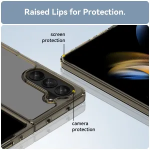 CRYSTAL Ochranný kryt pre Samsung Galaxy Fold5 5G šedý