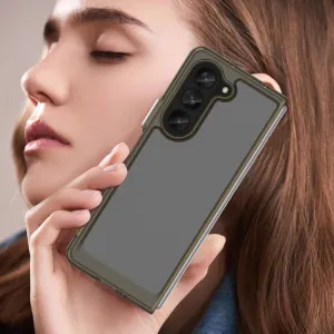 CRYSTAL Ochranný kryt pre Samsung Galaxy Fold5 5G šedý