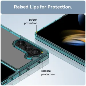 CRYSTAL Ochranný kryt pre Samsung Galaxy Fold5 5G tyrkysový