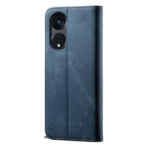 DENIM Peňaženkový kryt pre Oppo A98 5G modrý