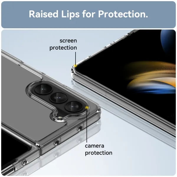 CRYSTAL Ochranný kryt pre Samsung Galaxy Fold5 5G priehľadný