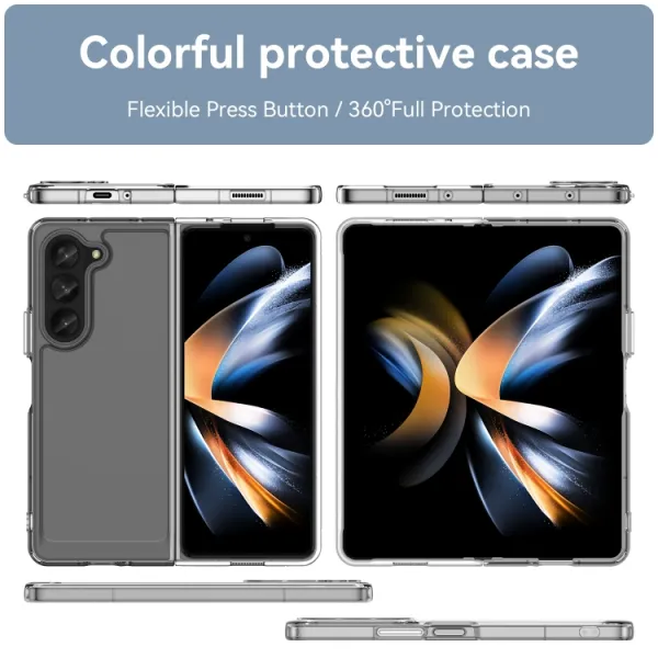 CRYSTAL Ochranný kryt pre Samsung Galaxy Fold5 5G priehľadný