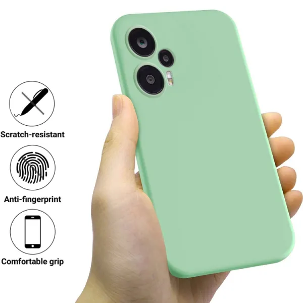RUBBER Ochranný kryt pre Xiaomi Poco F5 zelený